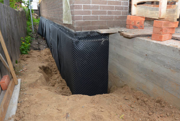 SJ Waterproofing Pros technician performing targeted Emergency Waterproofing assessment in Savannah, NY